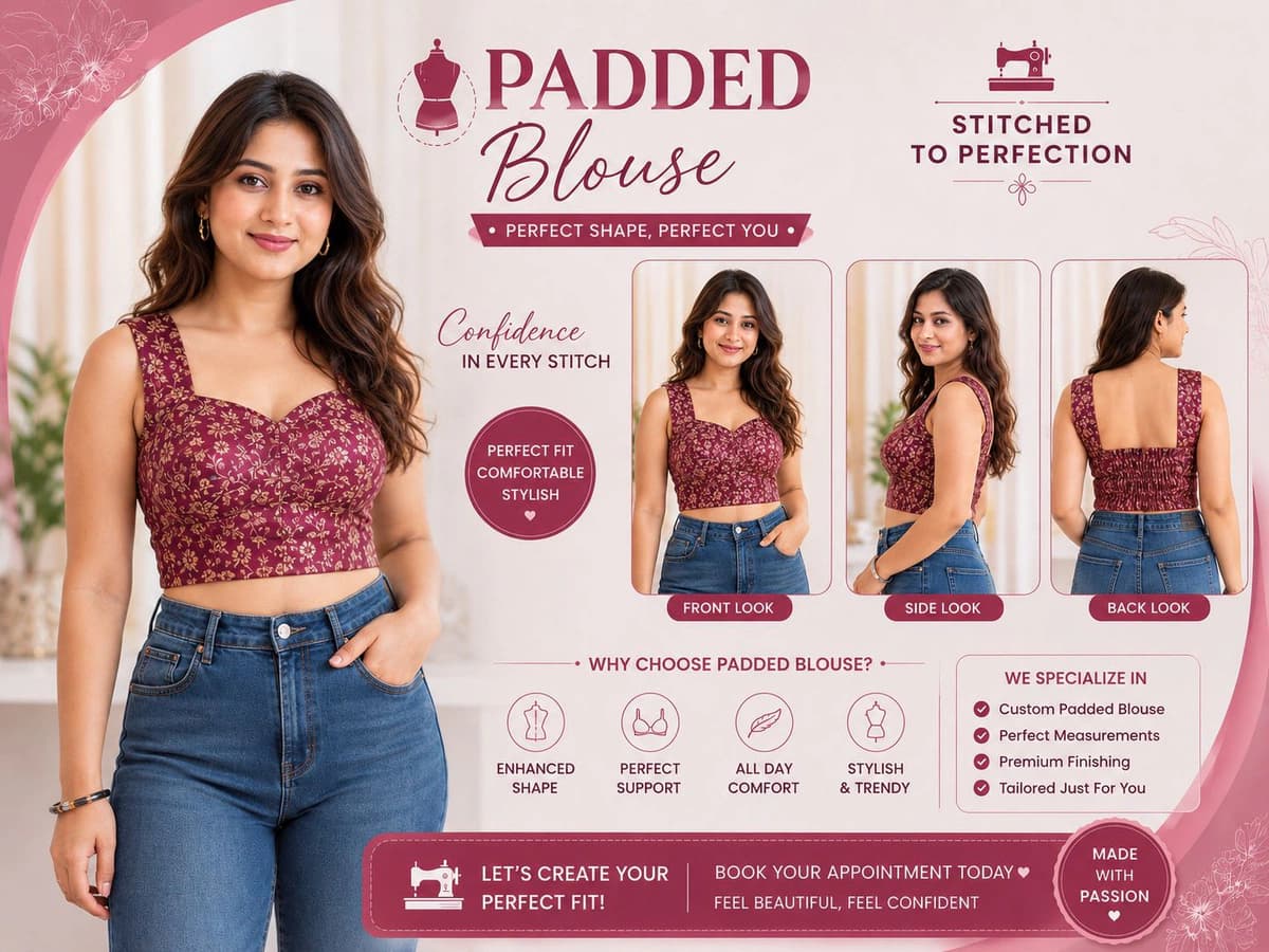 Cup & Padded Blouse Cutting, Stitching & Perfect Fitting Course