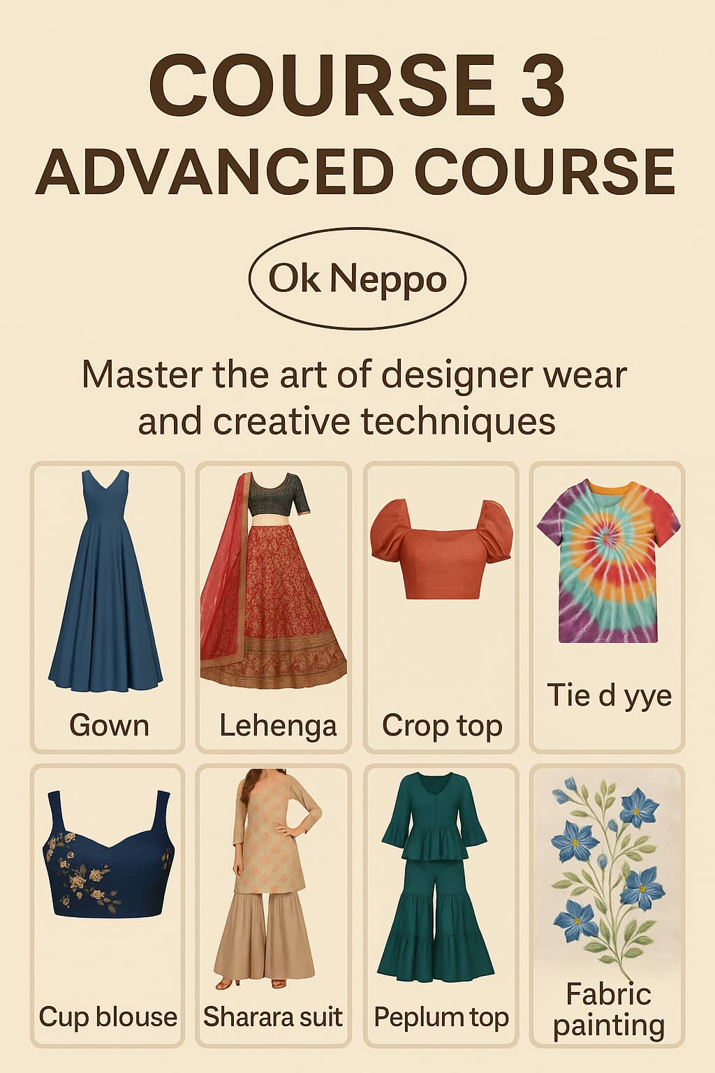 Basic to Advance Offline Stcihing and Designing Classes (3 months)