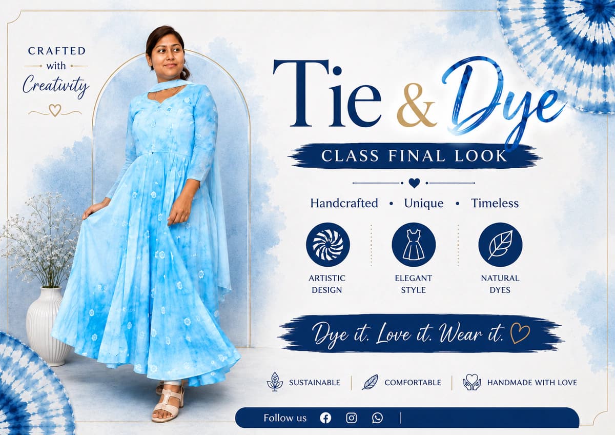 Creative Tie & Dye Fabric Designing Course