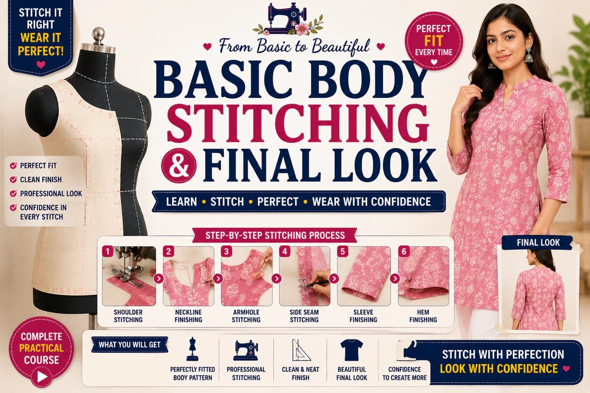 Basic Body & Kurti Full Tutorial