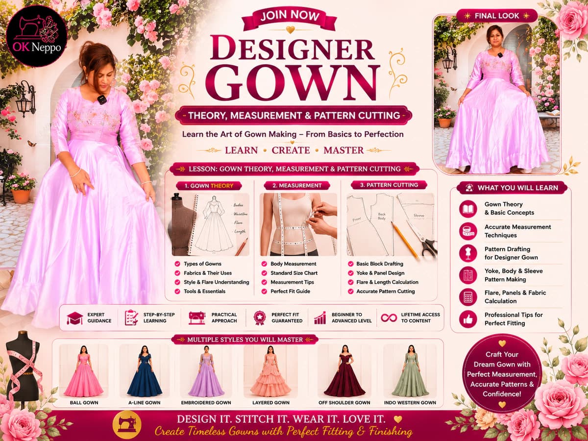 Gown Theory, Measurement & Pattern Cutting