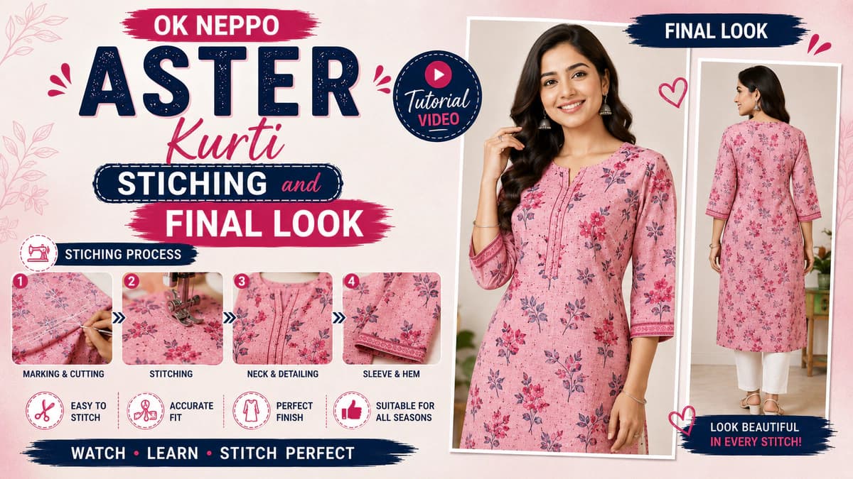 Aster Kurti Stiching and Final Look