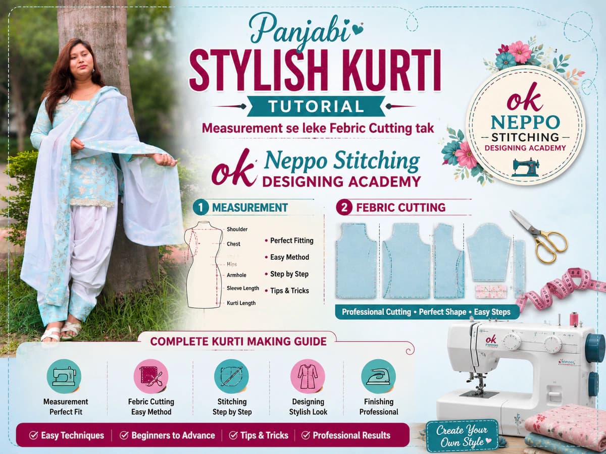 Panjabi Stylish Patyala Suit Banane Ka Easy Trick | Stitching & Final Look