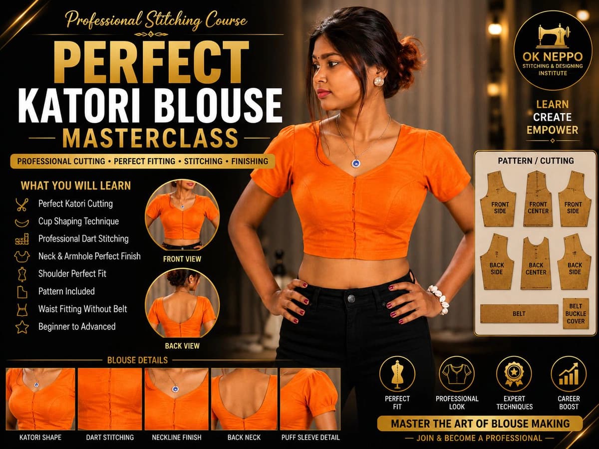 Katori Blouse Stitching & Final Look