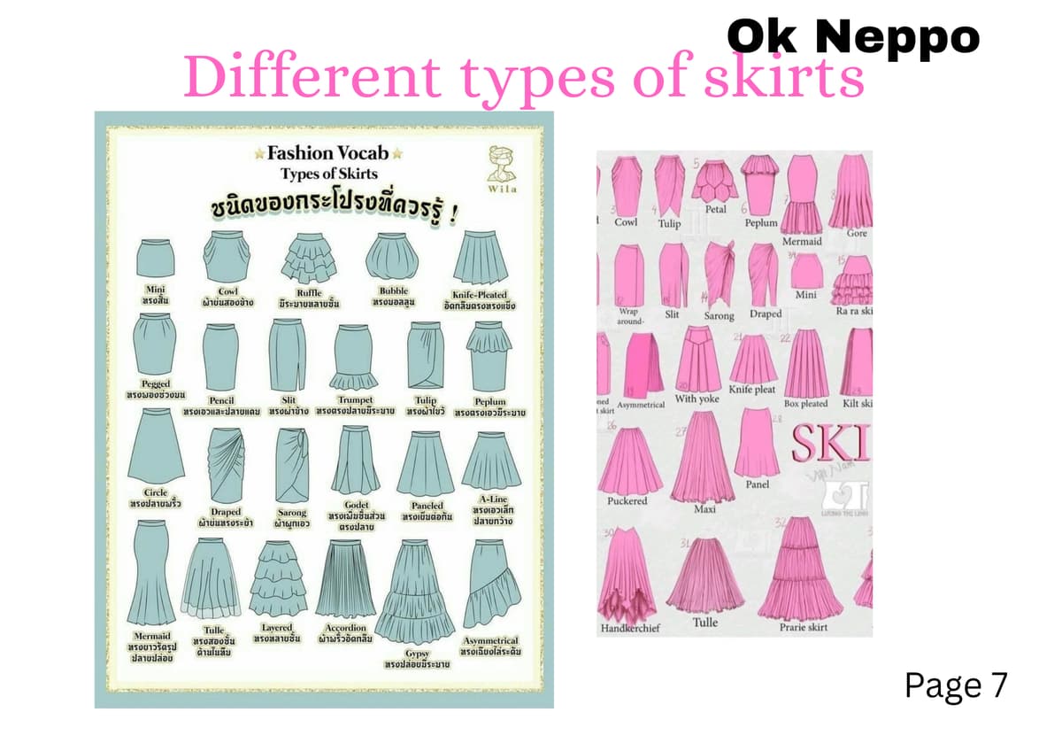 Diverse Skirt Designs: A Comprehensive Study