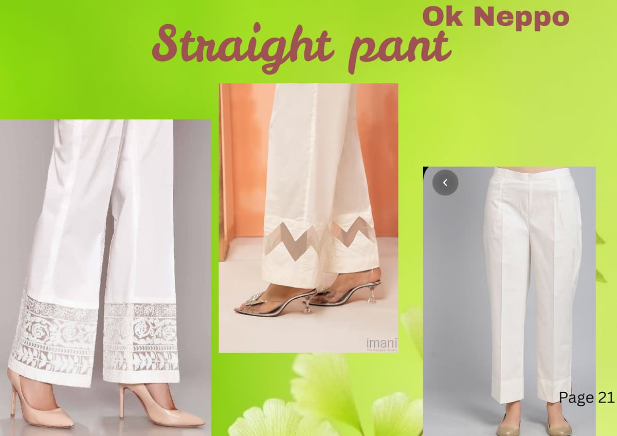 Tailoring Classic Straight Pants